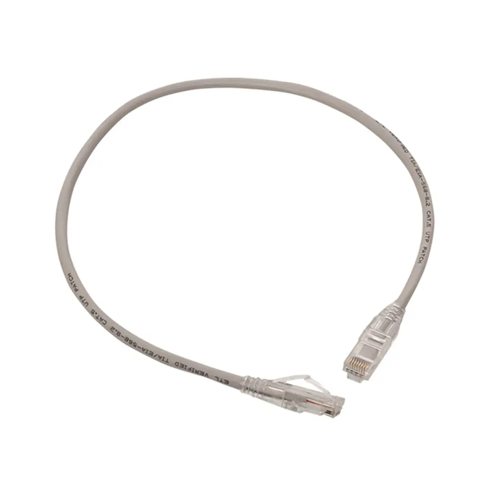 Фото Патч-корд Ekf Teracom Cat.5E неэкранированный UTP оболочка PVC цвет серый 0.5м Фото Патч-корд Ekf Teracom Cat.5E неэкранированный UTP оболочка PVC цвет серый 0.5м