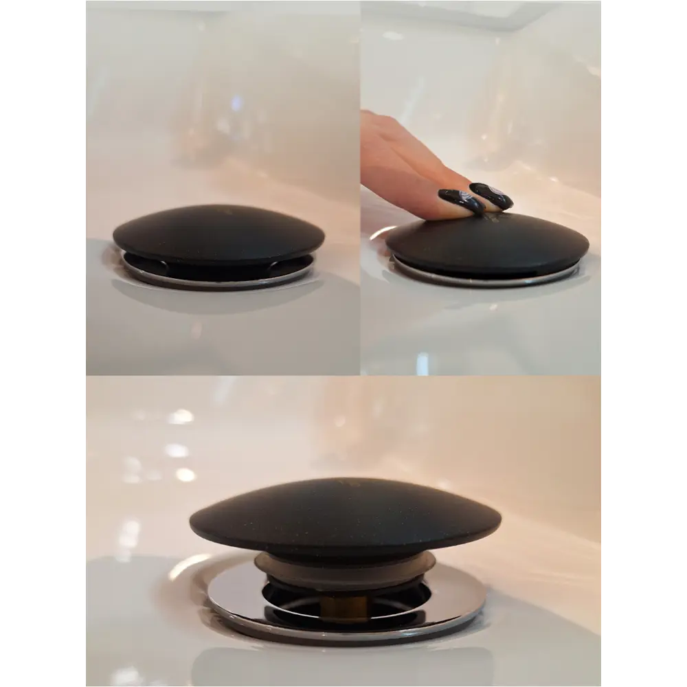 Фото 6 Донный клапан для раковины Altrobagno PU 070207 NeCr D35 мм клик-клак с переливом цвет хром Фото 6 Донный клапан для раковины Altrobagno PU 070207 NeCr D35 мм клик-клак с переливом цвет хром
