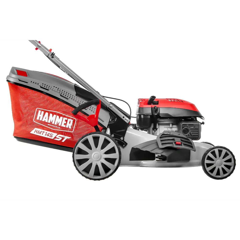 Фото 8 Газонокосилка бензиновая самоходная HAMMER KMT145ST 4.5л.с 48см Фото 8 Газонокосилка бензиновая самоходная HAMMER KMT145ST 4.5л.с 48см