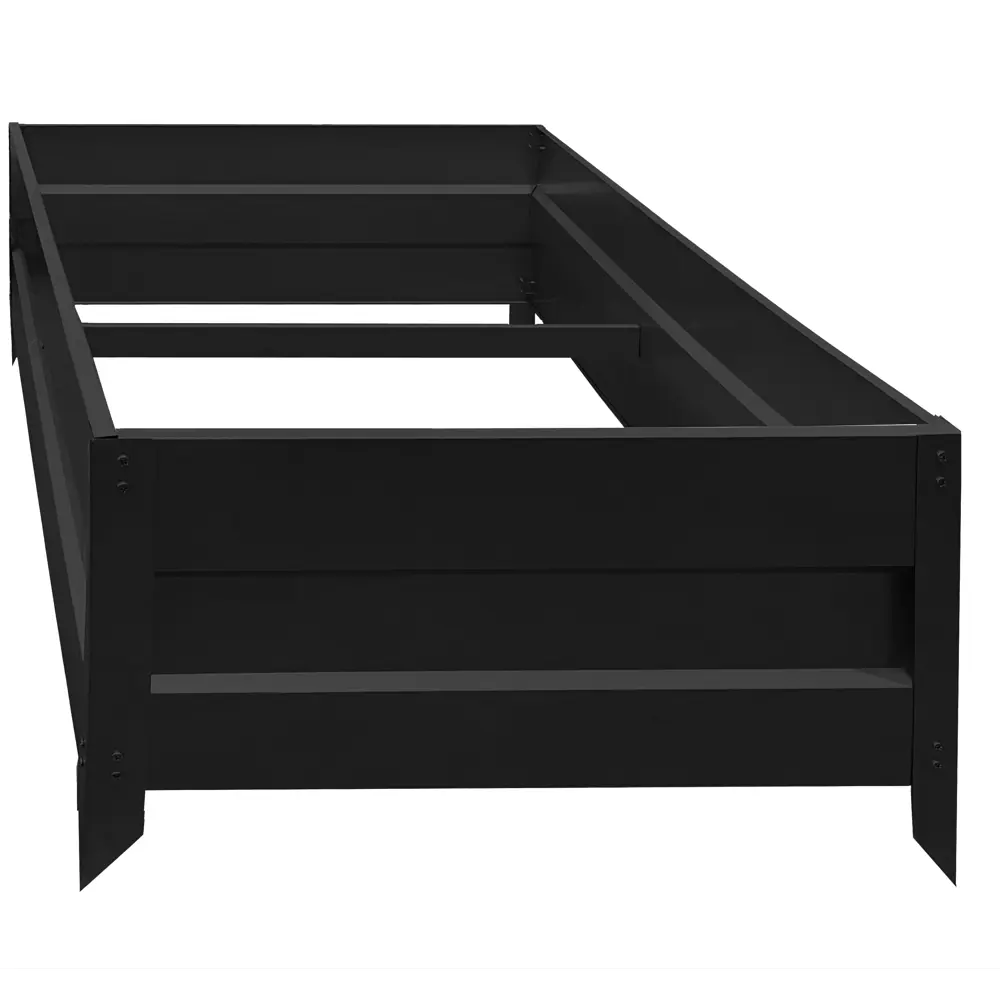 Фото Грядка оцинкованная Upforming 200x100x45 см 9005 чёрный