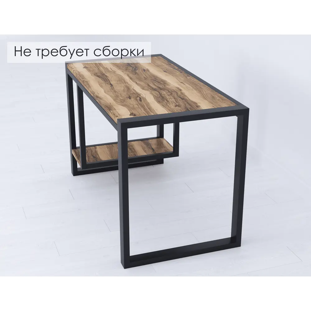 Фото 5 Компьютерный стол Weldwood India л 122x75x64 см металл цвет коричневый Фото 5 Компьютерный стол Weldwood India л 122x75x64 см металл цвет коричневый