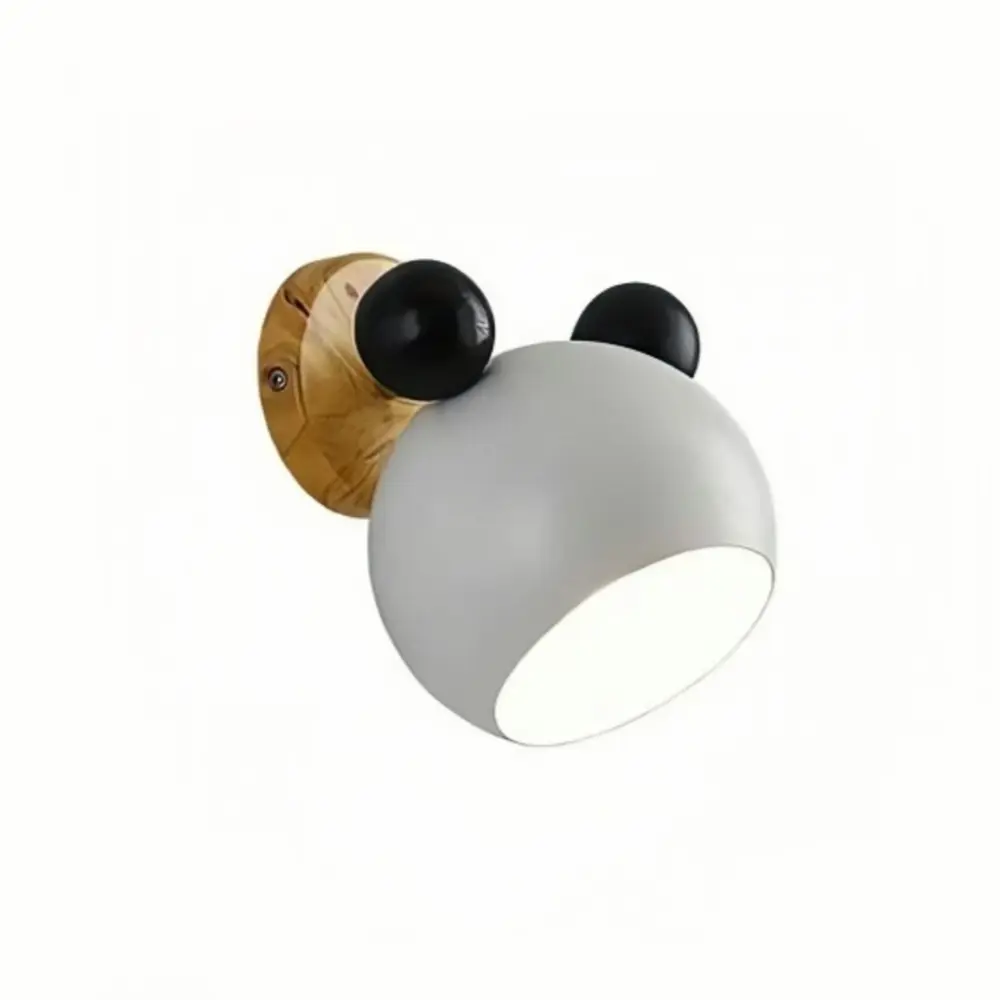 Фото Настенный светильник Flylight Panda-bl-wh цвет черный белый Фото Настенный светильник Flylight Panda-bl-wh цвет черный белый
