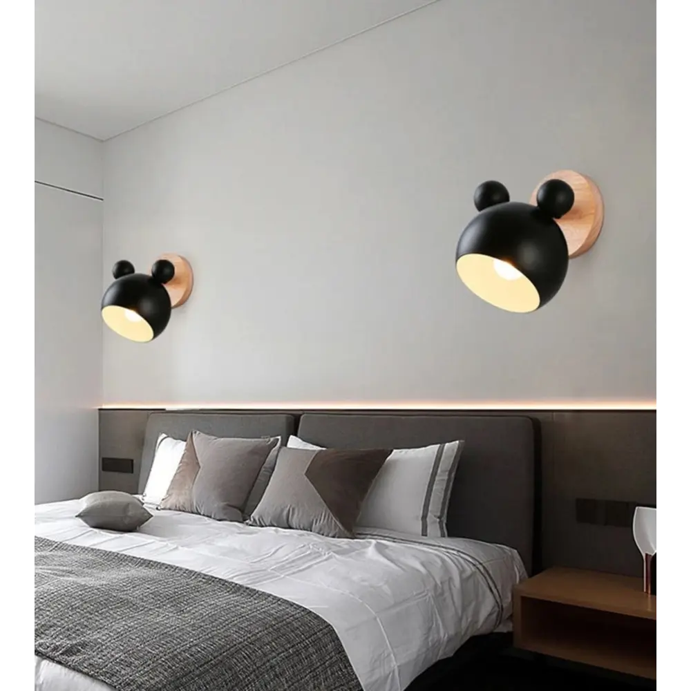 Фото 9 Настенный светильник Flylight Panda-black цвет черный Фото 9 Настенный светильник Flylight Panda-black цвет черный