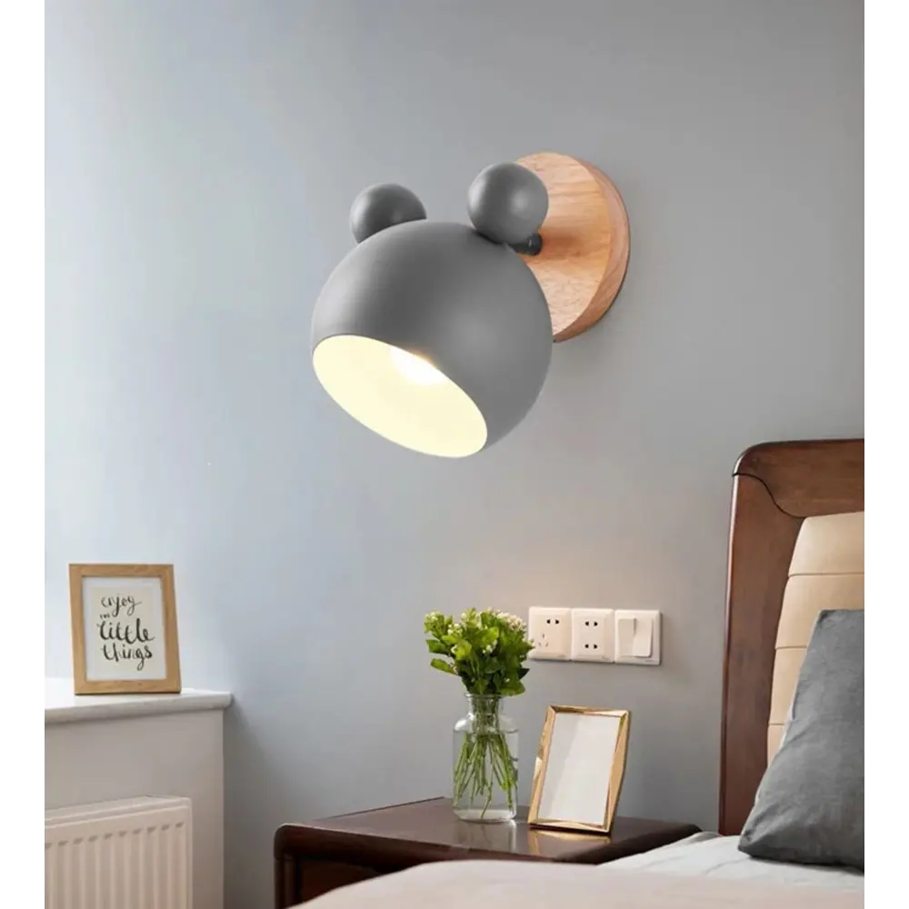 Фото 10 Настенный светильник Flylight Panda-gray цвет серый Фото 10 Настенный светильник Flylight Panda-gray цвет серый