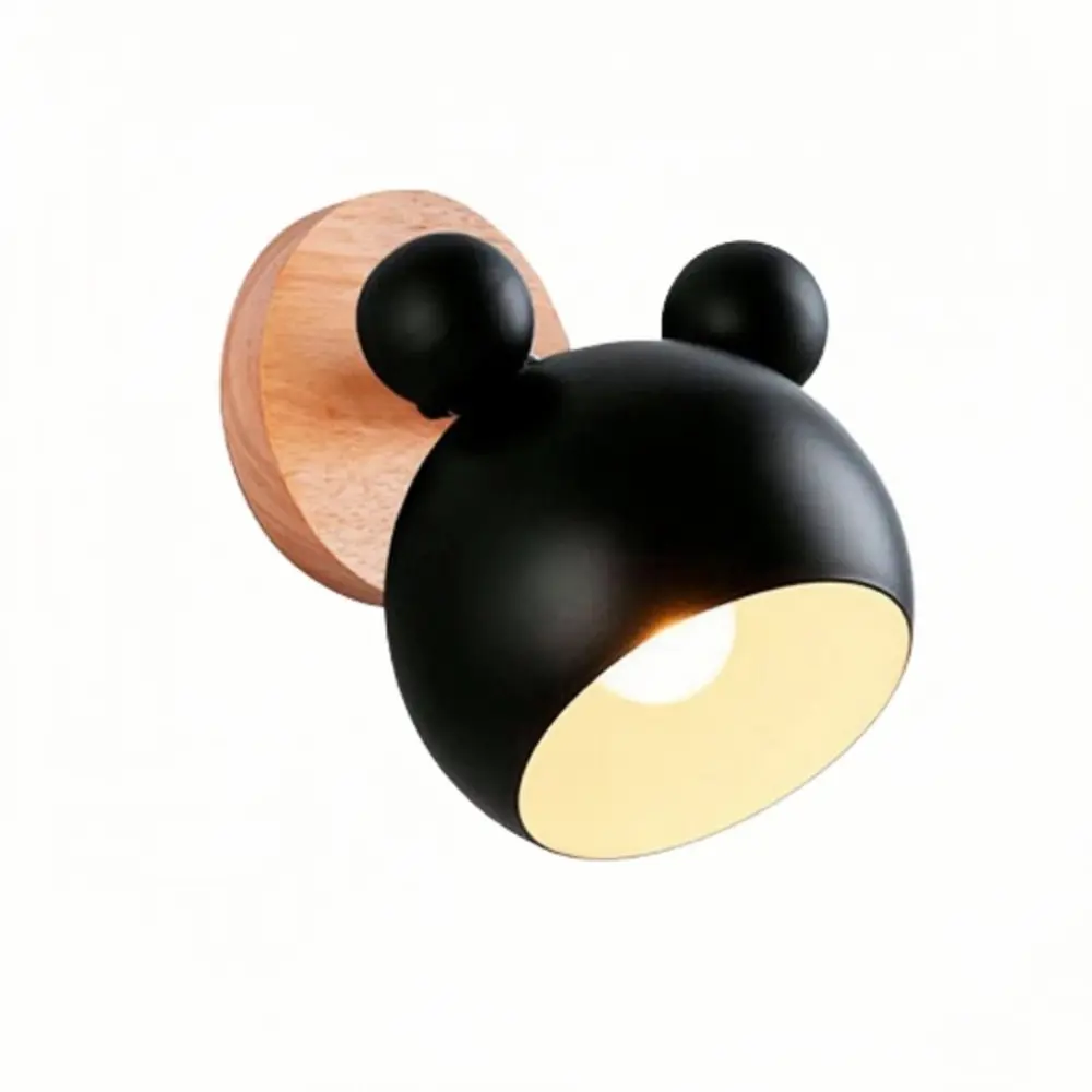 Фото Настенный светильник Flylight Panda-black цвет черный Фото Настенный светильник Flylight Panda-black цвет черный