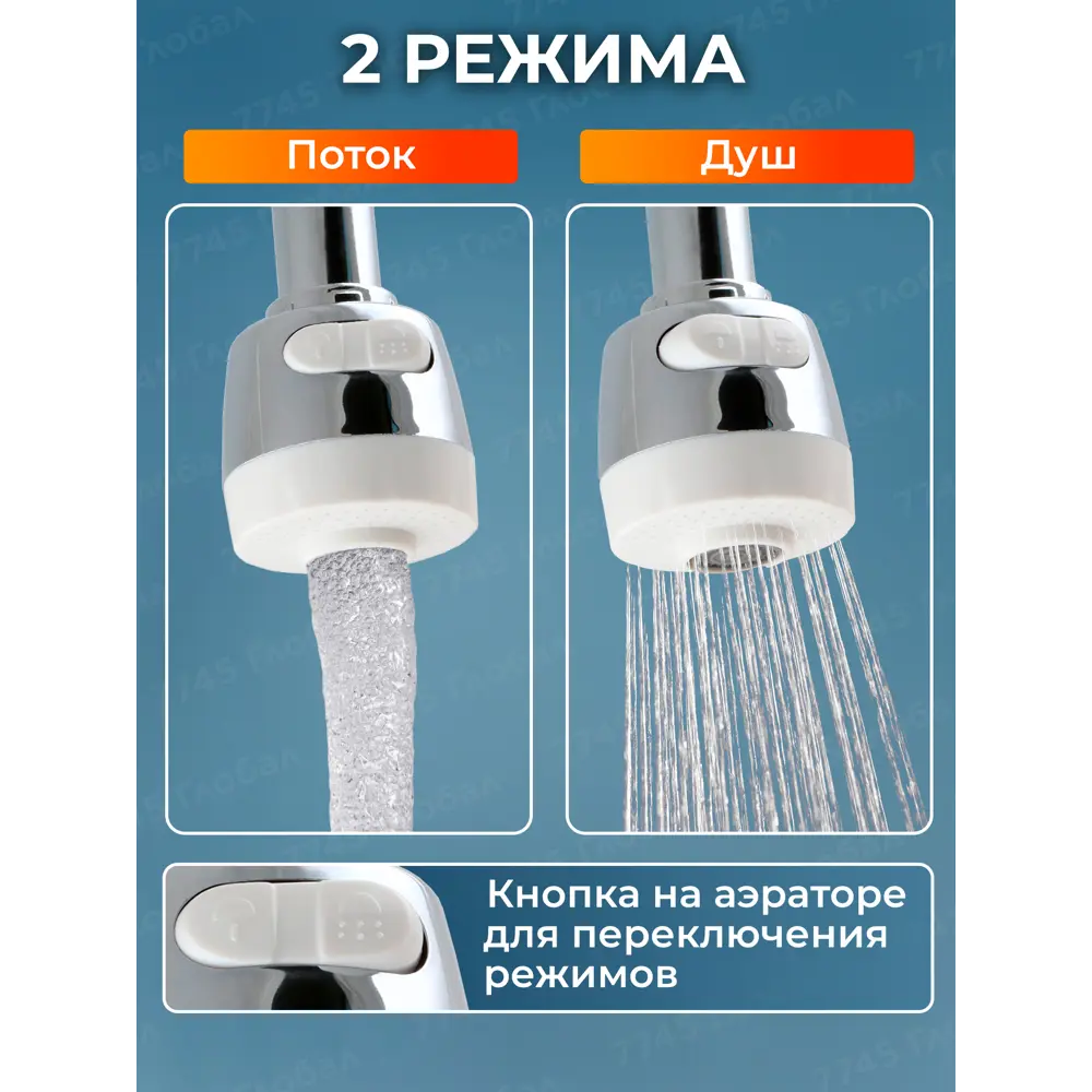 Фото 6 Смеситель для кухни однорычажный NNF-0036 излив 18 см цвет черный