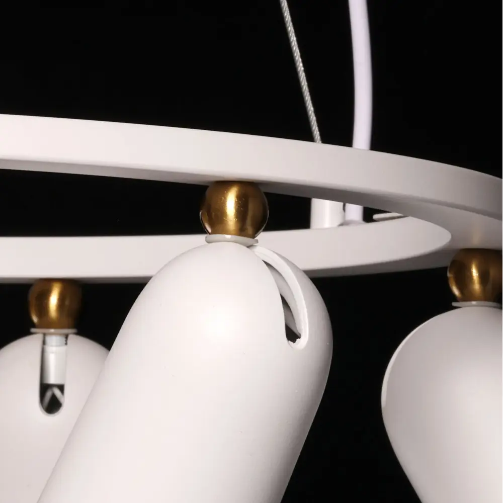 Фото 5 Люстра подвесная De markt 545013806 6 лампы 13.5 м² цвет белый Фото 5 Люстра подвесная De markt 545013806 6 лампы 13.5 м² цвет белый