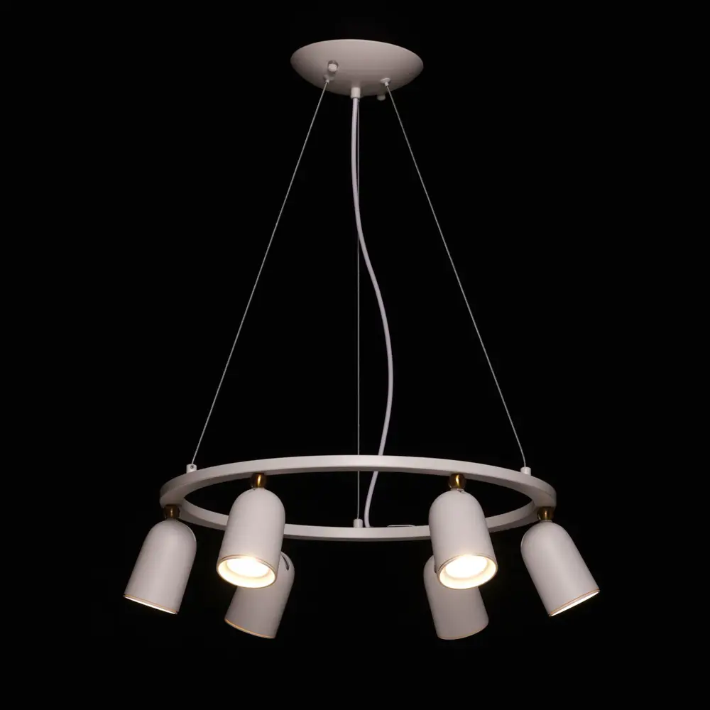 Фото 9 Люстра подвесная De markt 545013806 6 лампы 13.5 м² цвет белый Фото 9 Люстра подвесная De markt 545013806 6 лампы 13.5 м² цвет белый