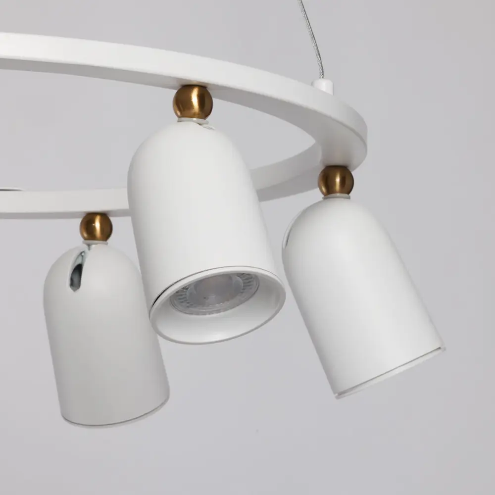 Фото 3 Люстра подвесная De markt 545013806 6 лампы 13.5 м² цвет белый Фото 3 Люстра подвесная De markt 545013806 6 лампы 13.5 м² цвет белый