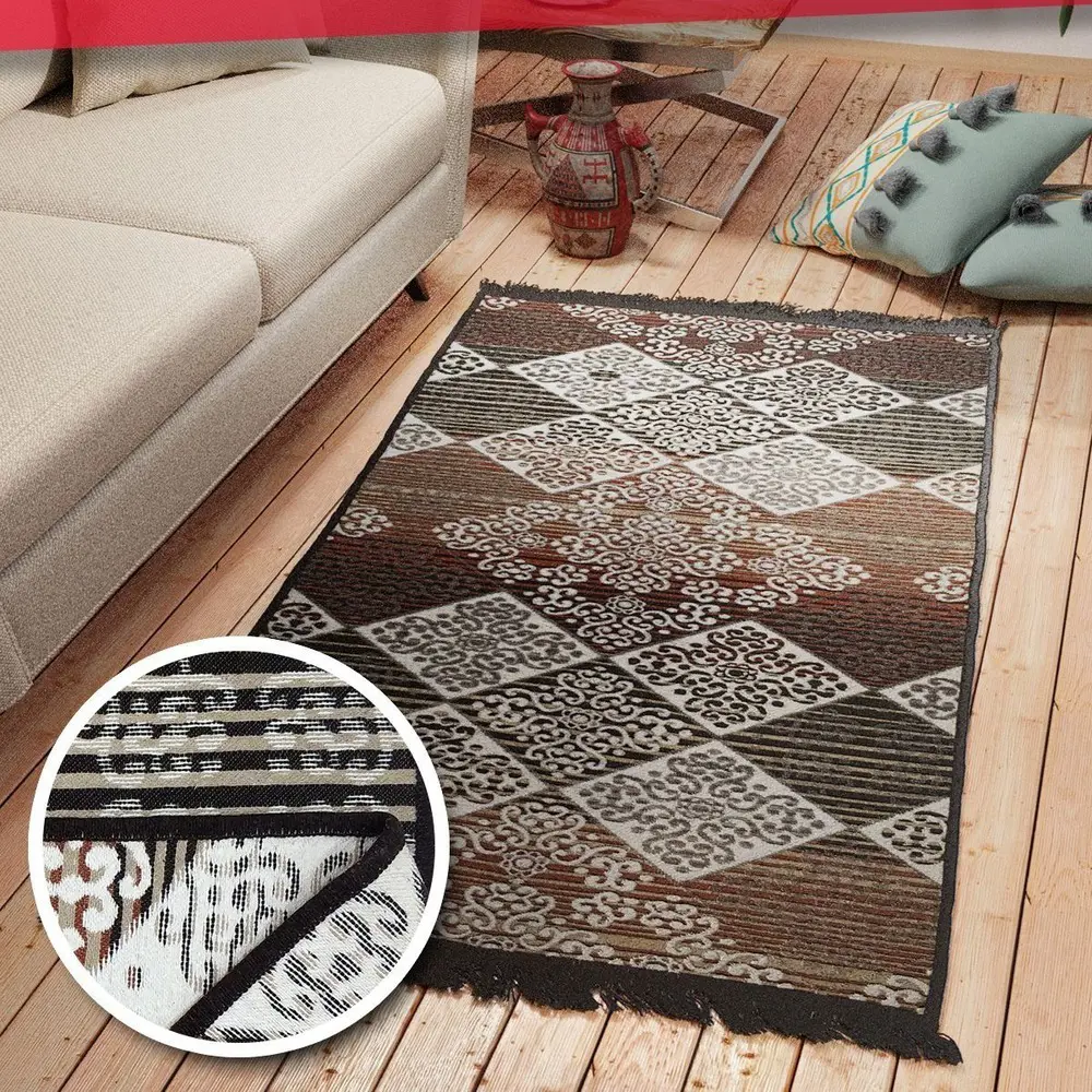 Фото Ковер Mutas Carpet Sacil Rug КС 1262 90x60 см хлопок Фото Ковер Mutas Carpet Sacil Rug КС 1262 90x60 см хлопок
