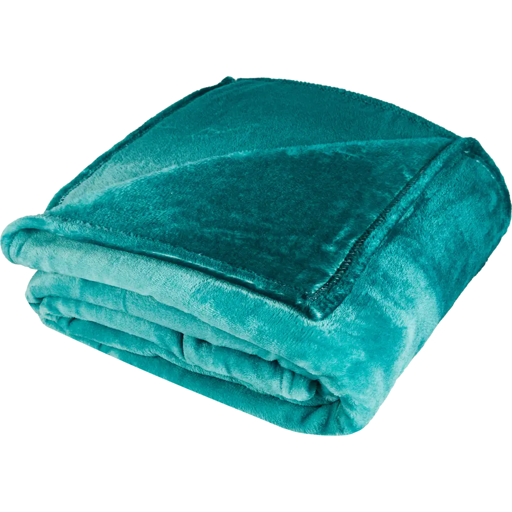 Фото Плед Gradient Emerald 180x200 см фланель цвет синий Фото Плед Gradient Emerald 180x200 см фланель цвет синий