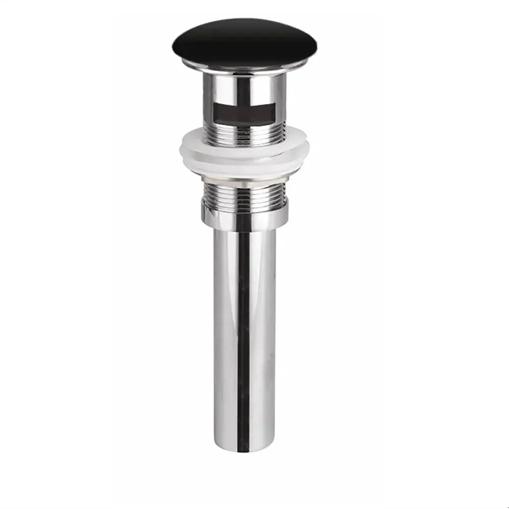 Фото Донный клапан для раковины Ceramicanova CN2000MBx D32 мм клик-клак цвет черный матовый Фото Донный клапан для раковины Ceramicanova CN2000MBx D32 мм клик-клак цвет черный матовый