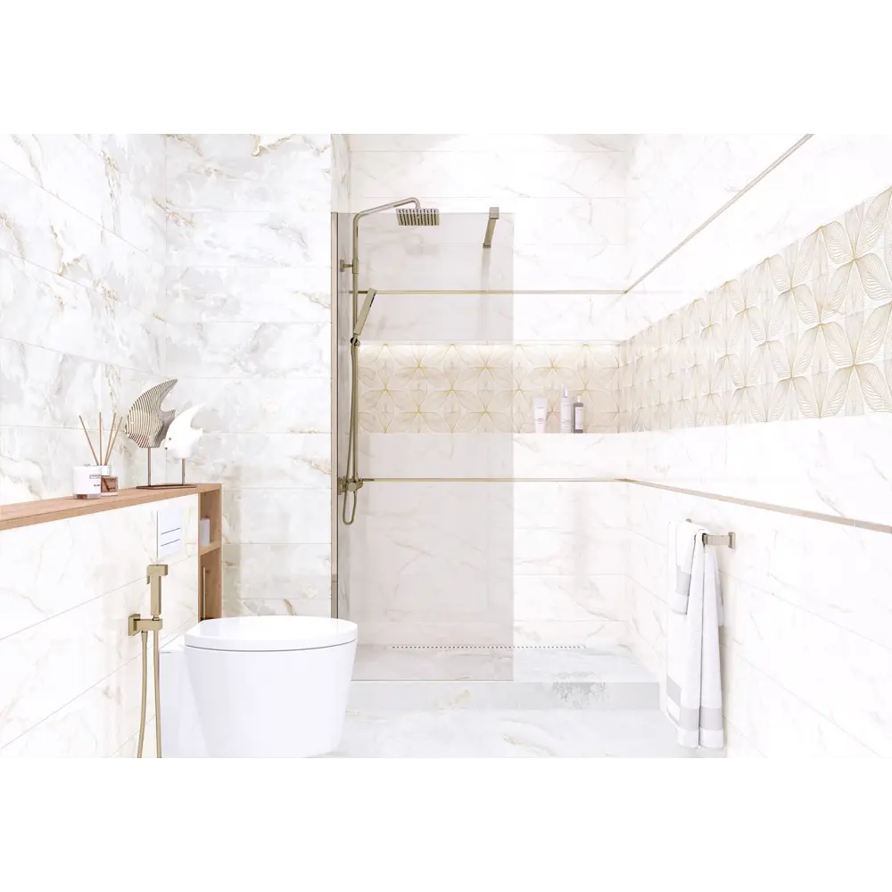 Фото Керамическая плитка Alma ceramica TWU11DEA704ekb 20x60см цвет белый, цена за упаковку Фото Керамическая плитка Alma ceramica TWU11DEA704ekb 20x60см цвет белый, цена за упаковку