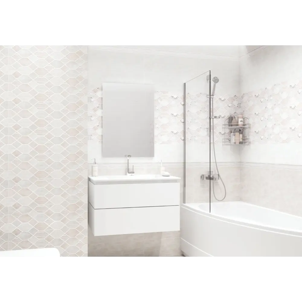 Фото Керамическая плитка Alma ceramica TWU11RXN404ekb 20x60см цвет светло-серый, цена за упаковку Фото Керамическая плитка Alma ceramica TWU11RXN404ekb 20x60см цвет светло-серый, цена за упаковку