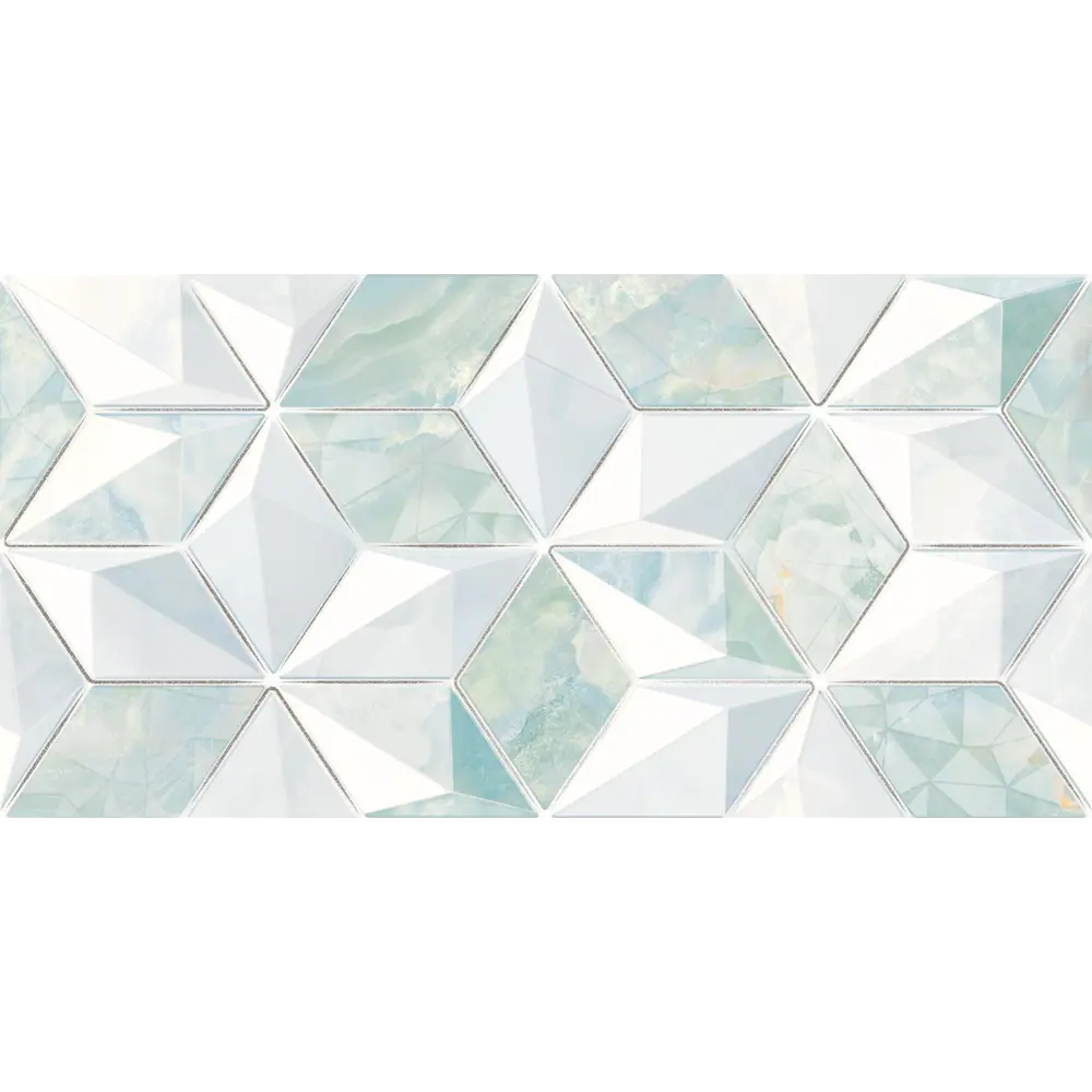 Фото 2 Декор плиточный настенный Alma ceramica Nevada Dwu09nvd006ekb 24.9x50см цвет бирюзовый, белый Фото 2 Декор плиточный настенный Alma ceramica Nevada Dwu09nvd006ekb 24.9x50см цвет бирюзовый, белый