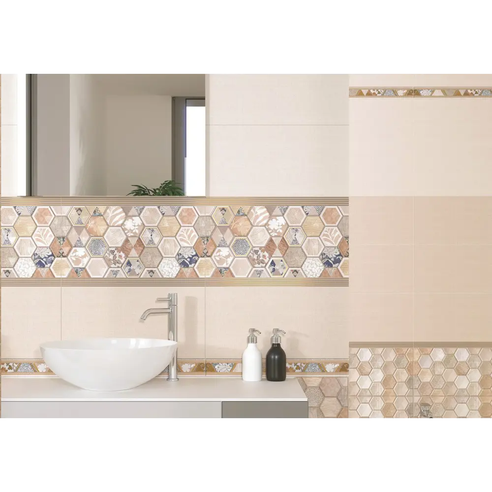 Фото 2 Керамическая плитка Alma ceramica TWU09ATR024ekb 24.9x50см цвет бежевый, цена за упаковку Фото 2 Керамическая плитка Alma ceramica TWU09ATR024ekb 24.9x50см цвет бежевый, цена за упаковку