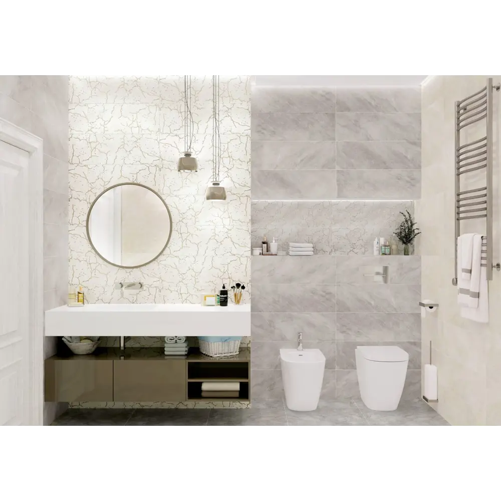 Фото Керамическая плитка Alma ceramica TWU12RLT08Rekb 24.6x74см цвет светло-бежевая, цена за упаковку