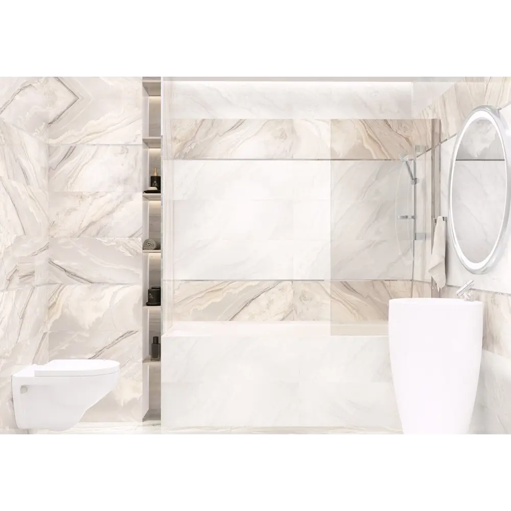 Фото Керамическая плитка Alma ceramica TWU93MGC47Rekb 30x90см цвет серая, цена за упаковку Фото Керамическая плитка Alma ceramica TWU93MGC47Rekb 30x90см цвет серая, цена за упаковку