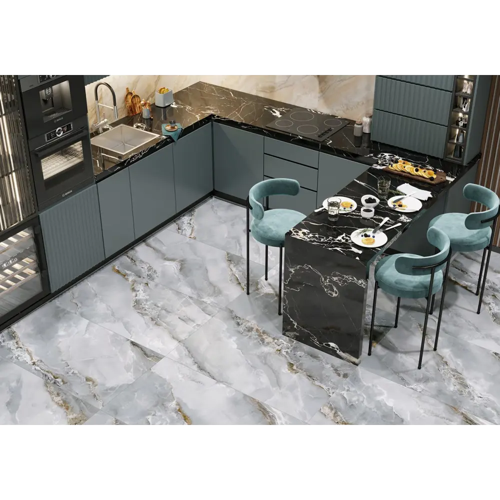 Фото Керамогранит Alma ceramica Fusion GFU57ORD07Lekb 57x57см цвет серый, цена за упаковку Фото Керамогранит Alma ceramica Fusion GFU57ORD07Lekb 57x57см цвет серый, цена за упаковку