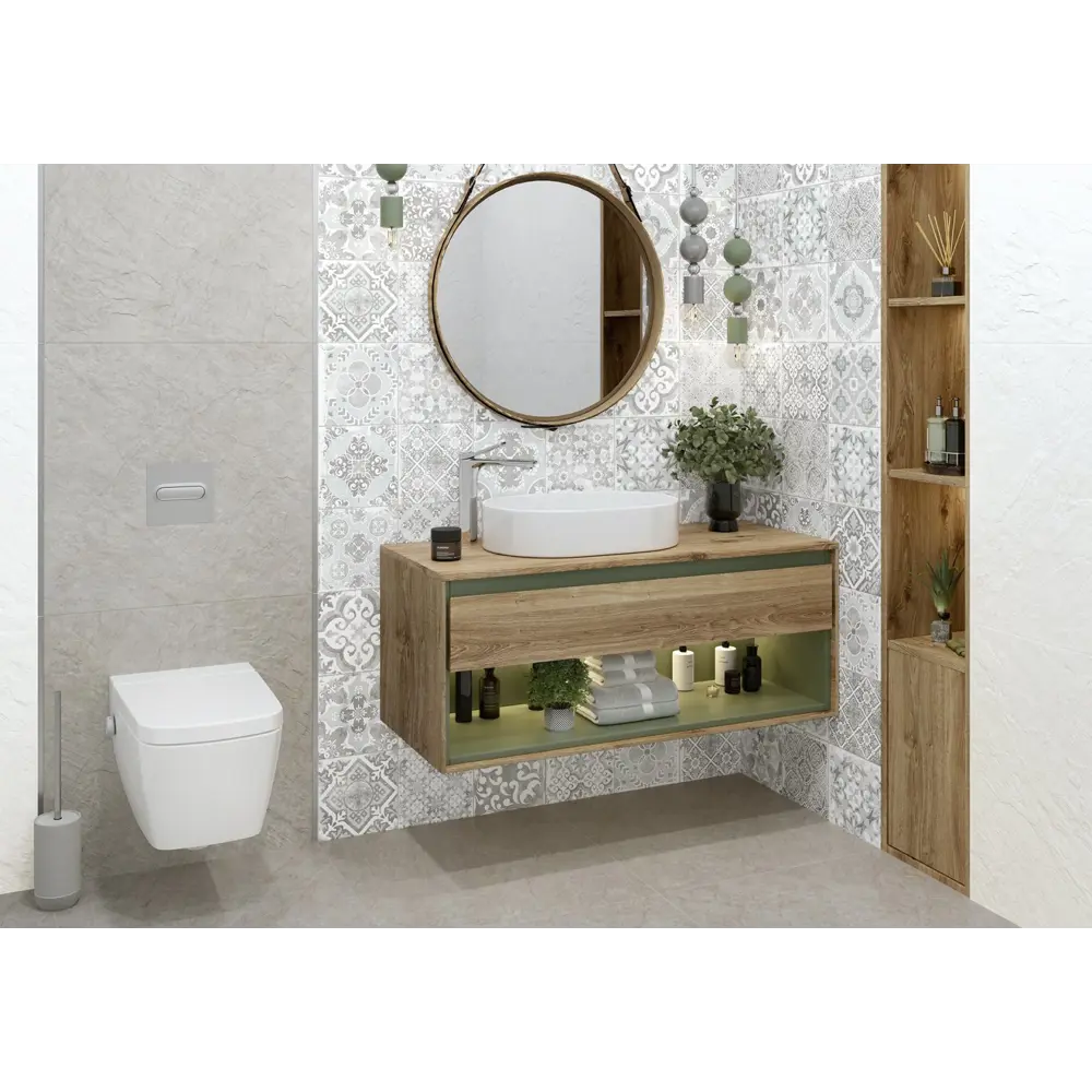 Фото Керамогранит Alma ceramica Ricci GFU04RIC07Rekb 60x60см цвет белый, цена за упаковку Фото Керамогранит Alma ceramica Ricci GFU04RIC07Rekb 60x60см цвет белый, цена за упаковку