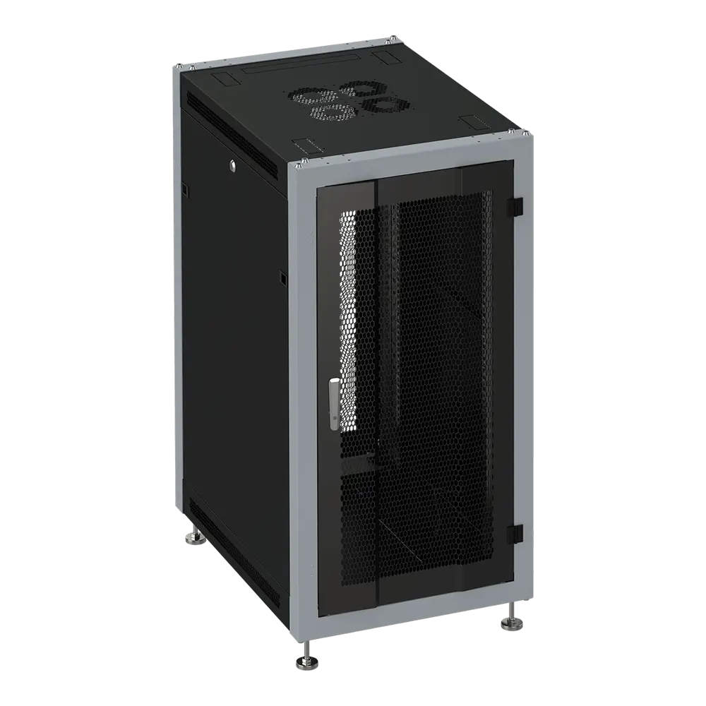 Фото Шкаф телекоммуникационный серверный напольный Sysmatrix SL 6618.933 18U 600x600x935 мм цвет черный Фото Шкаф телекоммуникационный серверный напольный Sysmatrix SL 6618.933 18U 600x600x935 мм цвет черный