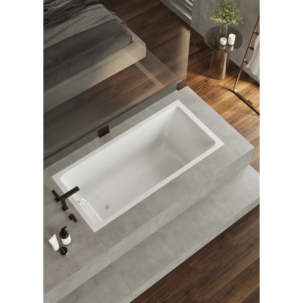 Фото 9 Прямоугольная ванна Trende Brillanz TRE17-15075 + K15070 акрил 150x75см Фото 9 Прямоугольная ванна Trende Brillanz TRE17-15075 + K15070 акрил 150x75см