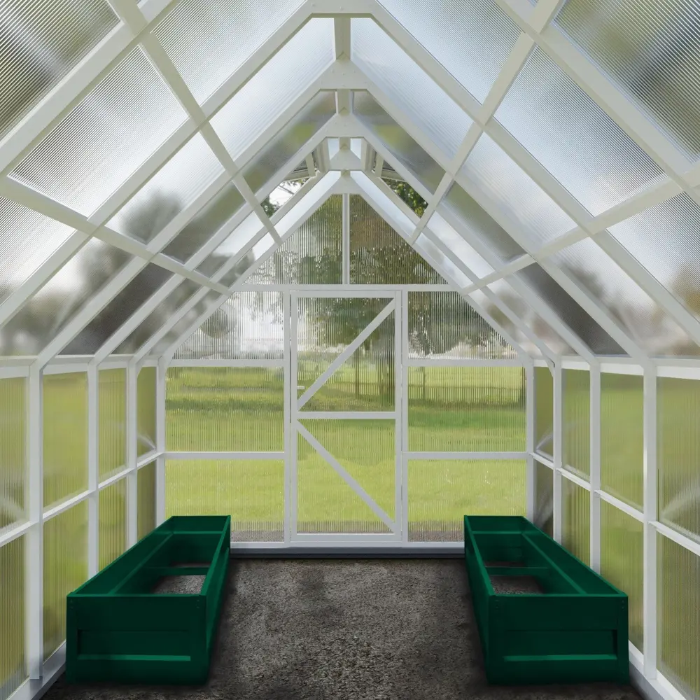 Фото Грядка оцинкованная Upforming 191x50x55см окрашенная зеленая