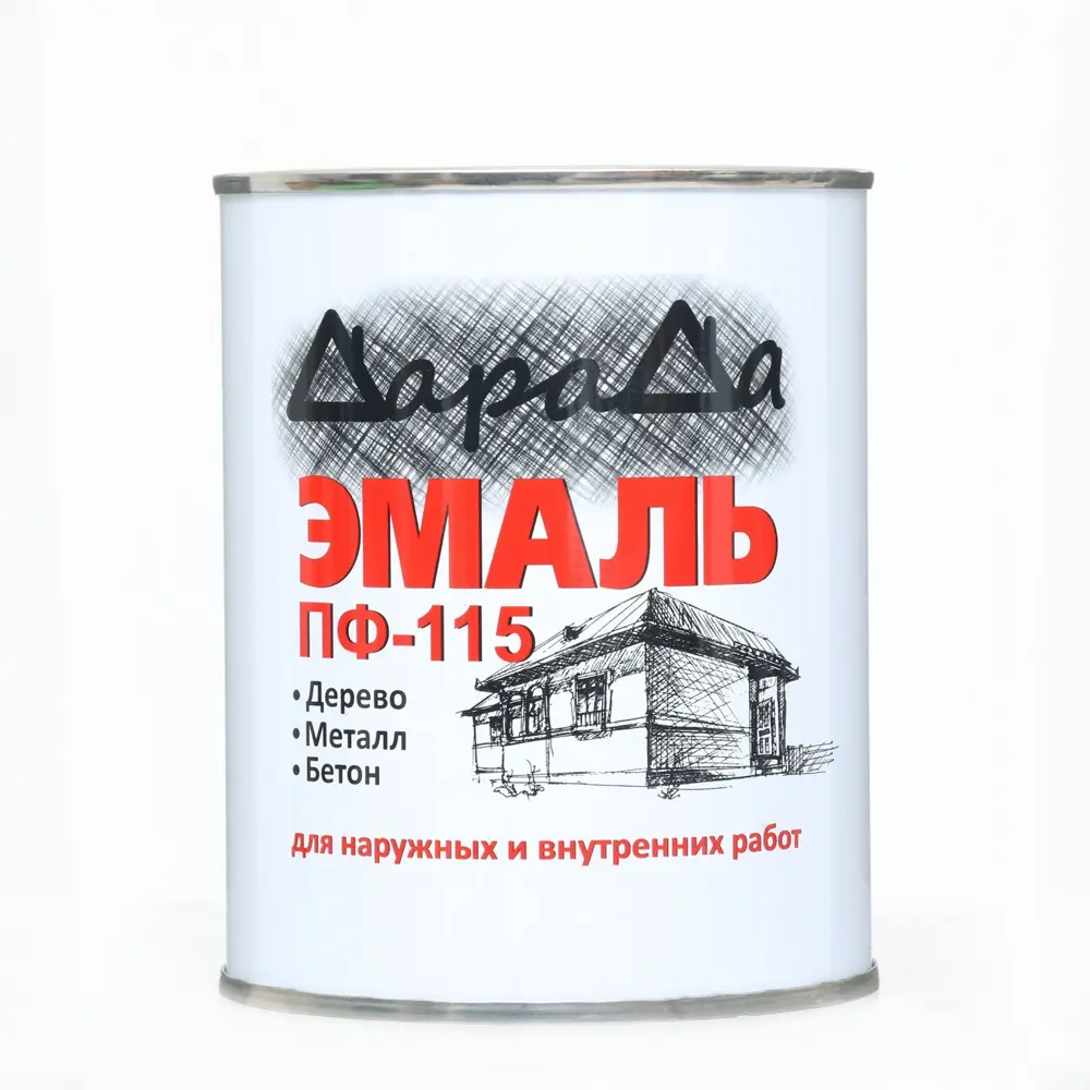 Фото Эмаль Дарада ПФ-115 матовая голубая 0.8 кг Фото Эмаль Дарада ПФ-115 матовая голубая 0.8 кг