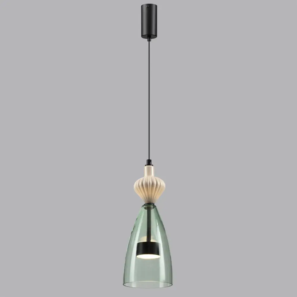 Фото 2 Светильник подвесной светодиодный Odeon Light 5046/12lc 6 м² нейтральный белый свет цвет черный Фото 2 Светильник подвесной светодиодный Odeon Light 5046/12lc 6 м² нейтральный белый свет цвет черный
