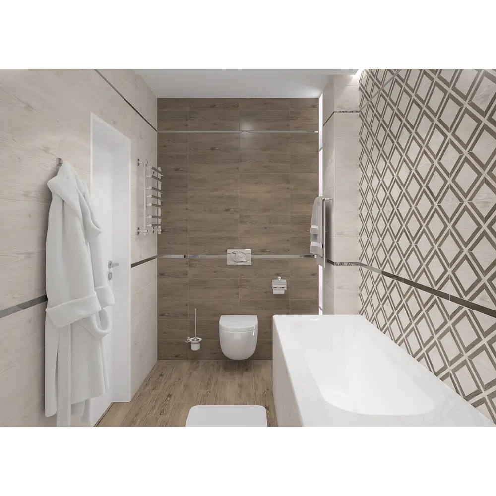 Фото 6 Керамическая плитка Laparet Wisdom х9999284109 20x50см 1.1 м² цвет бежевый, цена за упаковку Фото 6 Керамическая плитка Laparet Wisdom х9999284109 20x50см 1.1 м² цвет бежевый, цена за упаковку