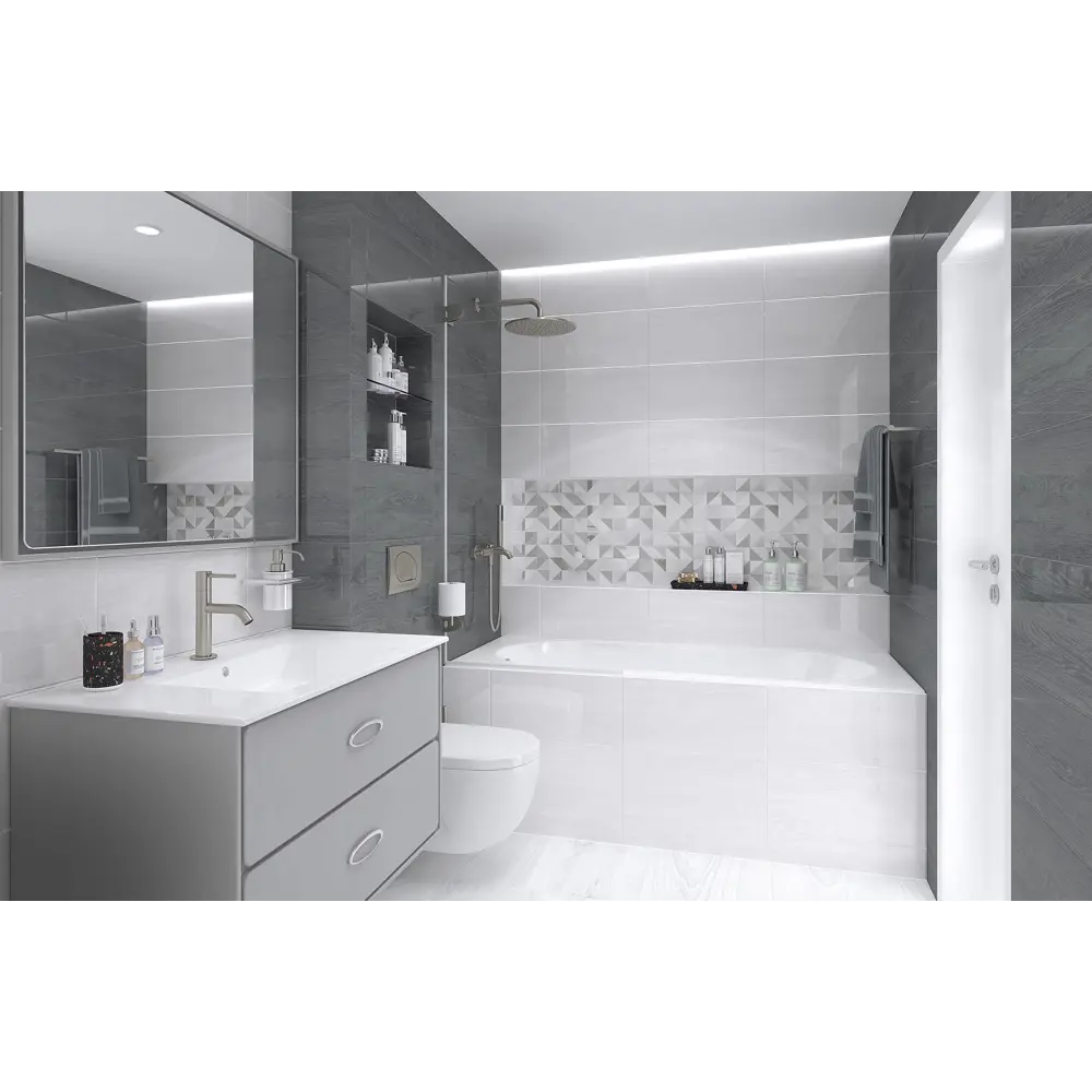 Фото 7 Керамическая плитка Laparet х9999281772 25x50см 1.5 м² цвет кремовый, цена за упаковку Фото 7 Керамическая плитка Laparet х9999281772 25x50см 1.5 м² цвет кремовый, цена за упаковку