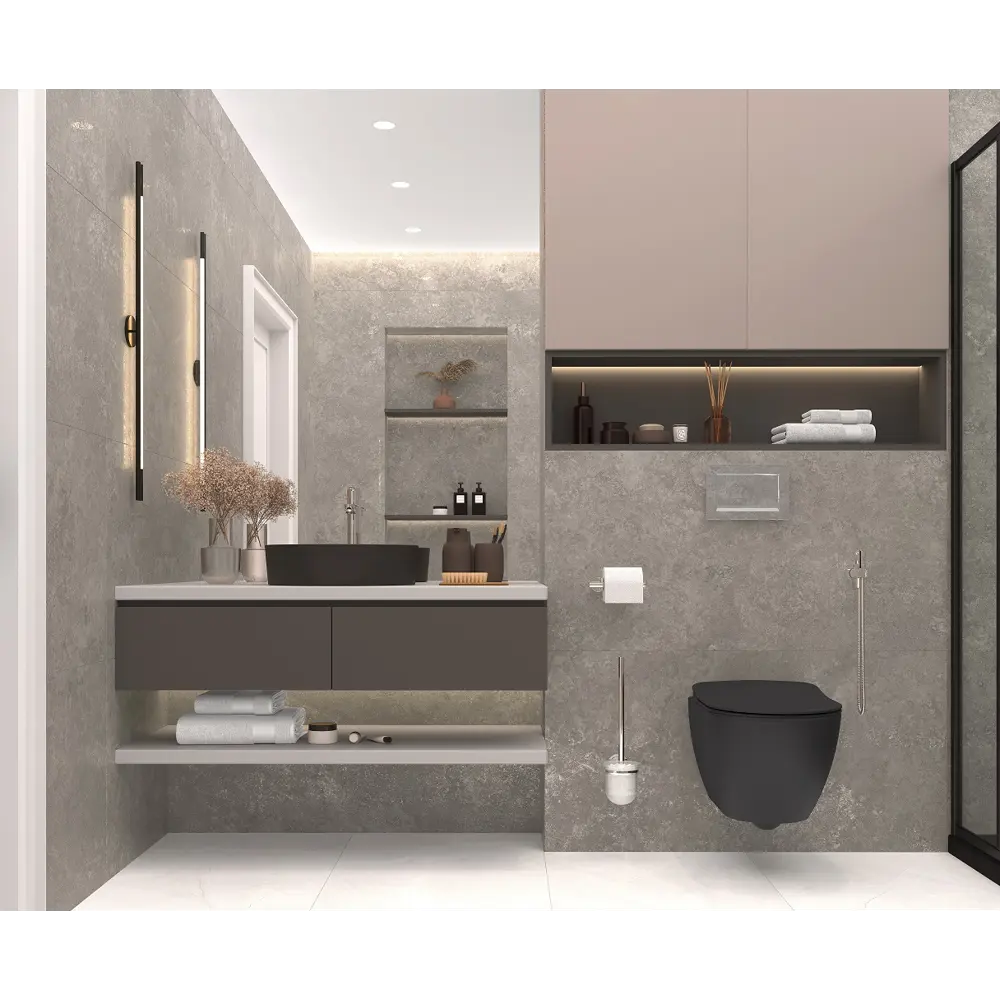 Фото Керамогранит Laparet Capri Gris x9999293141 60x60см 1.44 м² цвет серый, цена за упаковку Фото Керамогранит Laparet Capri Gris x9999293141 60x60см 1.44 м² цвет серый, цена за упаковку