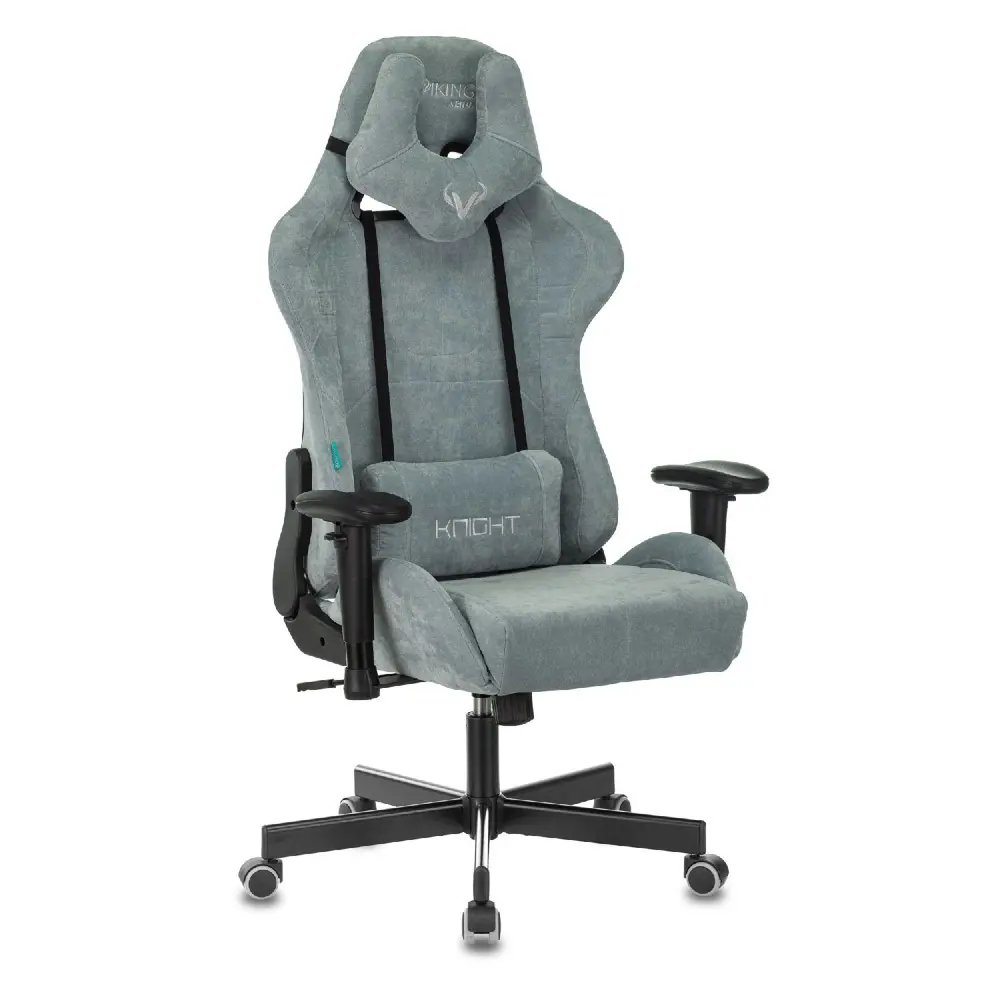 Фото Игровое кресло Buro Viking knight LT28 ткань цвет серый Фото Игровое кресло Buro Viking knight LT28 ткань цвет серый