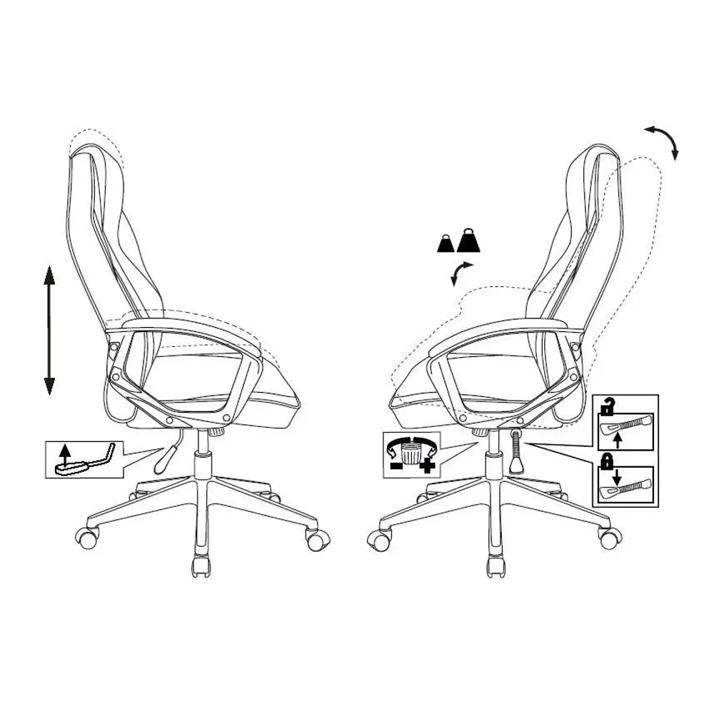Фото 11 Игровое кресло Zombie Hero искусственная кожа цвет серый