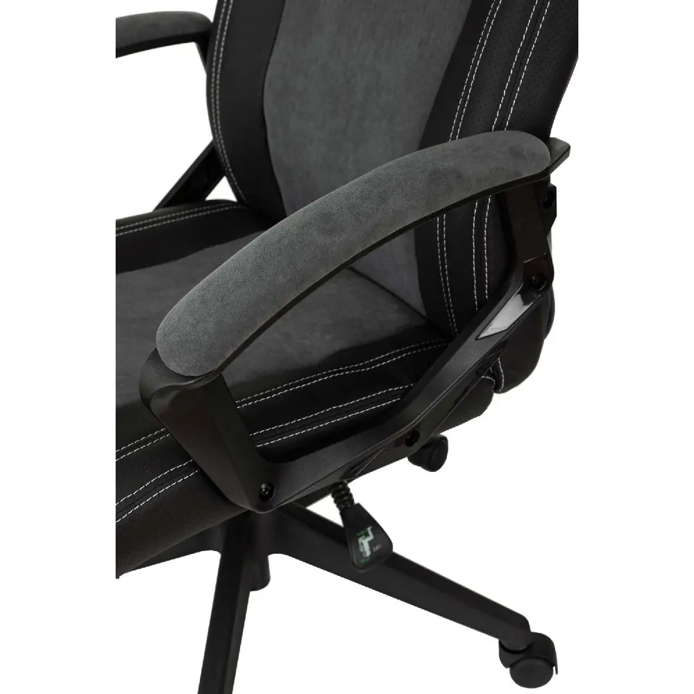 Фото 2 Игровое кресло Zombie Hero искусственная кожа цвет серый