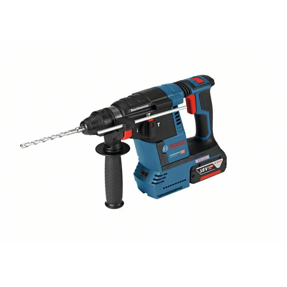 Фото 5 Перфоратор аккумуляторный бесщеточный SDS-plus Bosch Professional GBH 18V-26 611909003, 18 В Li-Ion 2x6 Ач, 2.6 Дж Фото 5 Перфоратор аккумуляторный бесщеточный SDS-plus Bosch Professional GBH 18V-26 611909003, 18 В Li-Ion 2x6 Ач, 2.6 Дж