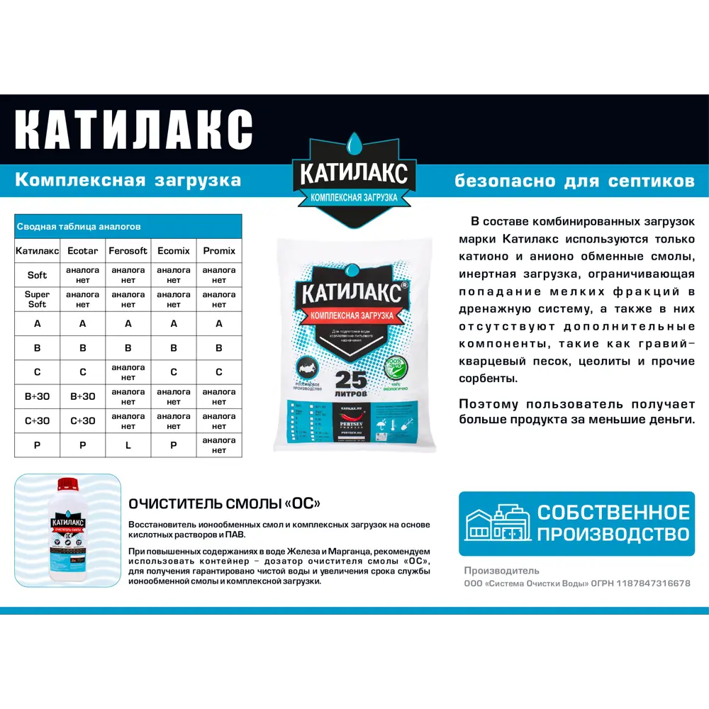 Фото 3 Ионообменная смола Катилакс В 12.5 л Фото 3 Ионообменная смола Катилакс В 12.5 л