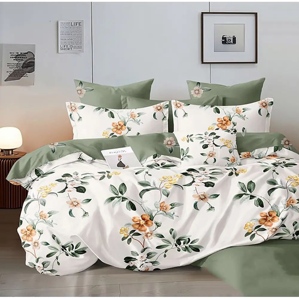 Фото Комплект постельного белья Home mercury Летняя сюита 31474 семейный поплин белый