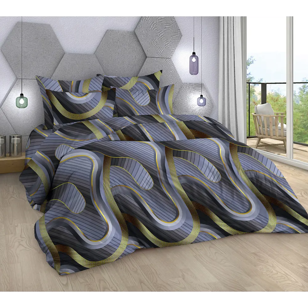 Фото Комплект постельного белья Home mercury Графика 32565 2-спальный бязь серый Фото Комплект постельного белья Home mercury Графика 32565 2-спальный бязь серый