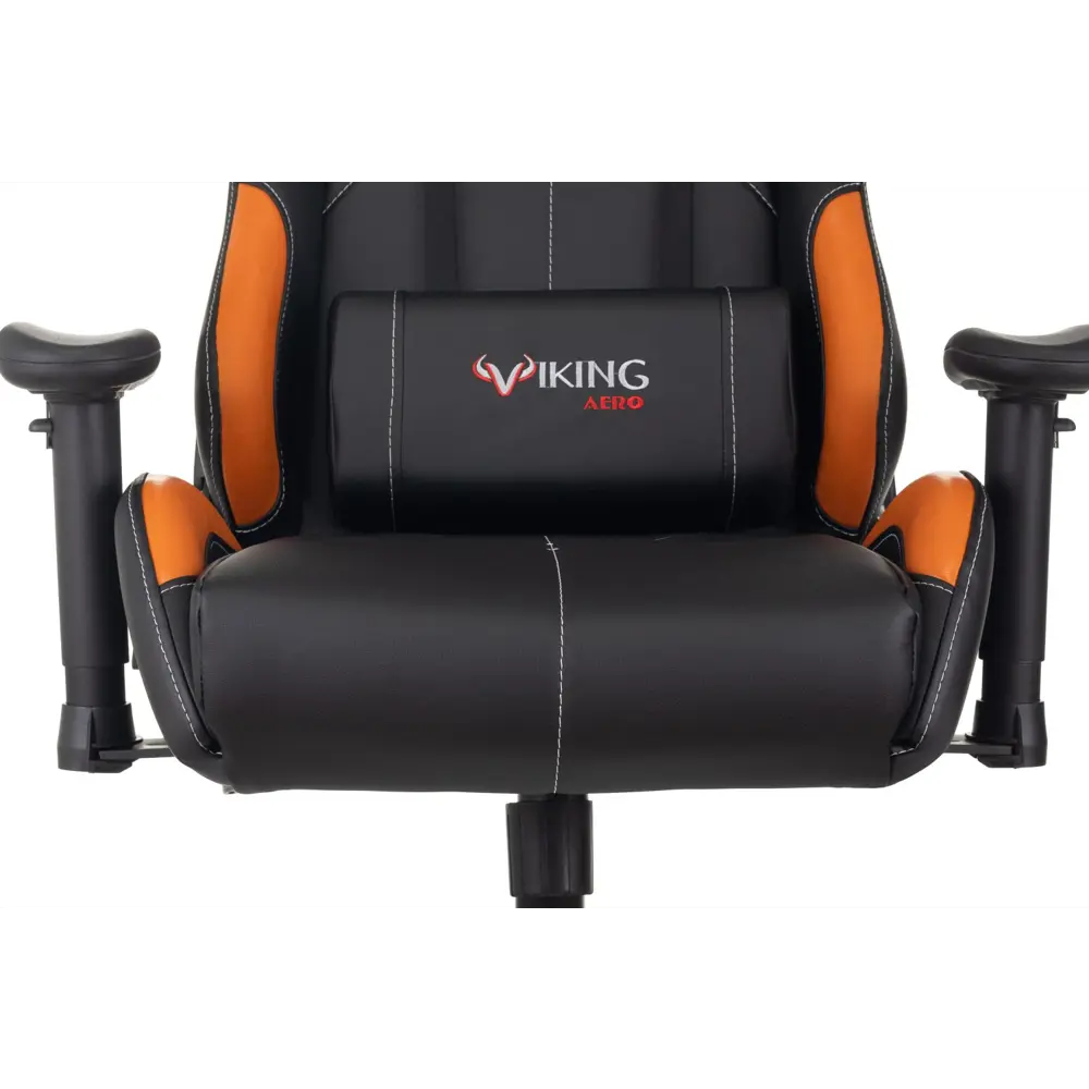 Фото 4 Игровое кресло Бюрократ Viking 5 Aero ткань цвет черный/оранжевый Фото 4 Игровое кресло Бюрократ Viking 5 Aero ткань цвет черный/оранжевый