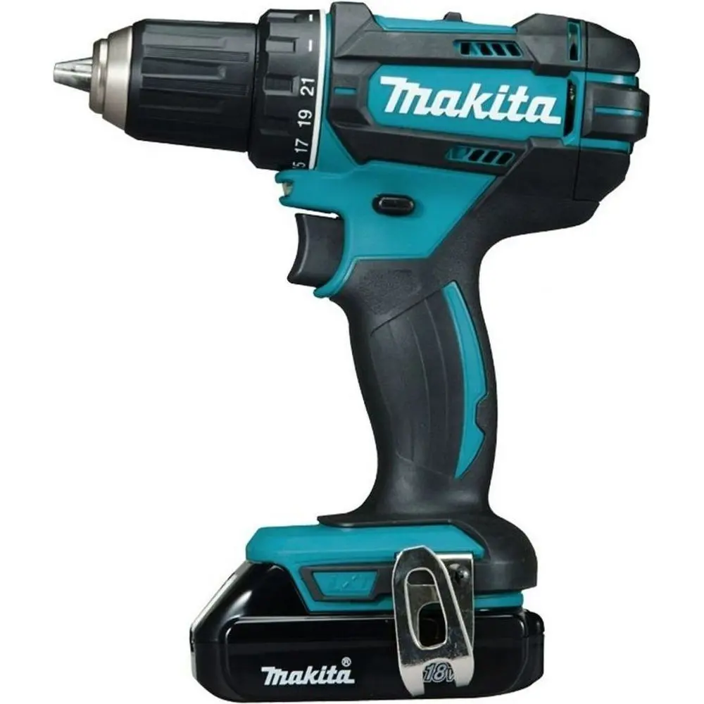 Фото Дрель-шуруповерт аккумуляторная Makita DDF482SYE, 18 В Li-ion 2x1.5 Ач Фото Дрель-шуруповерт аккумуляторная Makita DDF482SYE, 18 В Li-ion 2x1.5 Ач