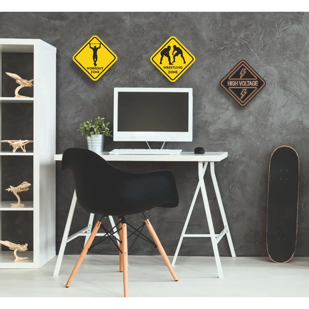 Фото 3 Постер House interio Зона борьбы 32x32 см