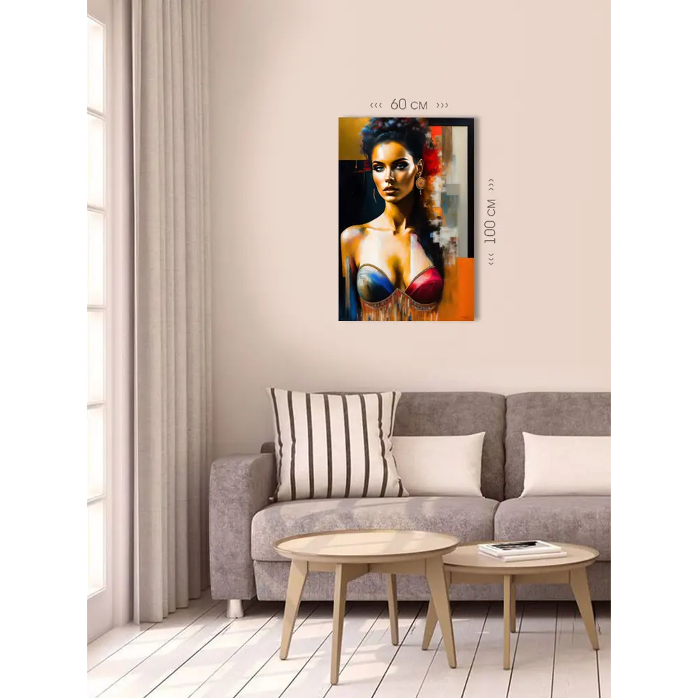 Фото 4 Картина без рамки First class images 101609m 100x60 см