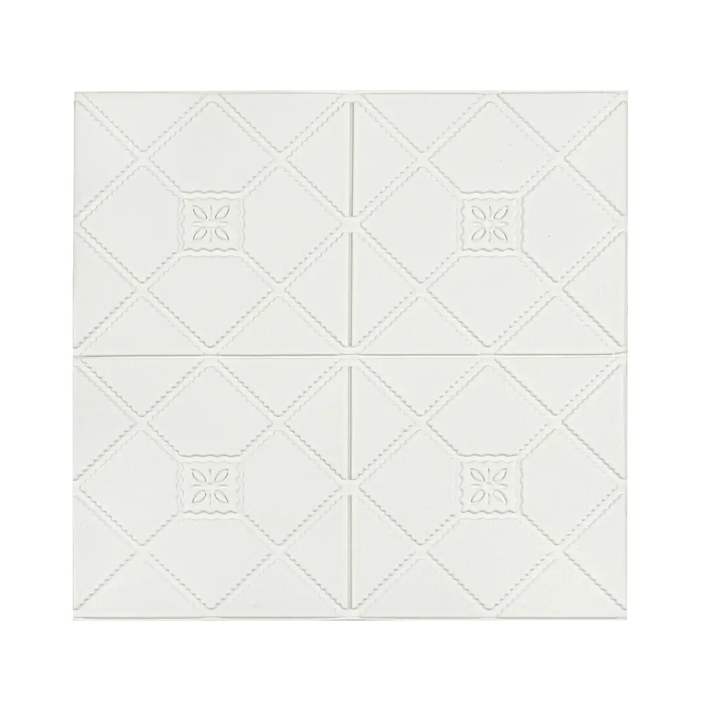 Фото Комплект 3D панелей для потолка Lako Decor 3 10 шт цвет белый 70x70см толщина 5мм Фото Комплект 3D панелей для потолка Lako Decor 3 10 шт цвет белый 70x70см толщина 5мм