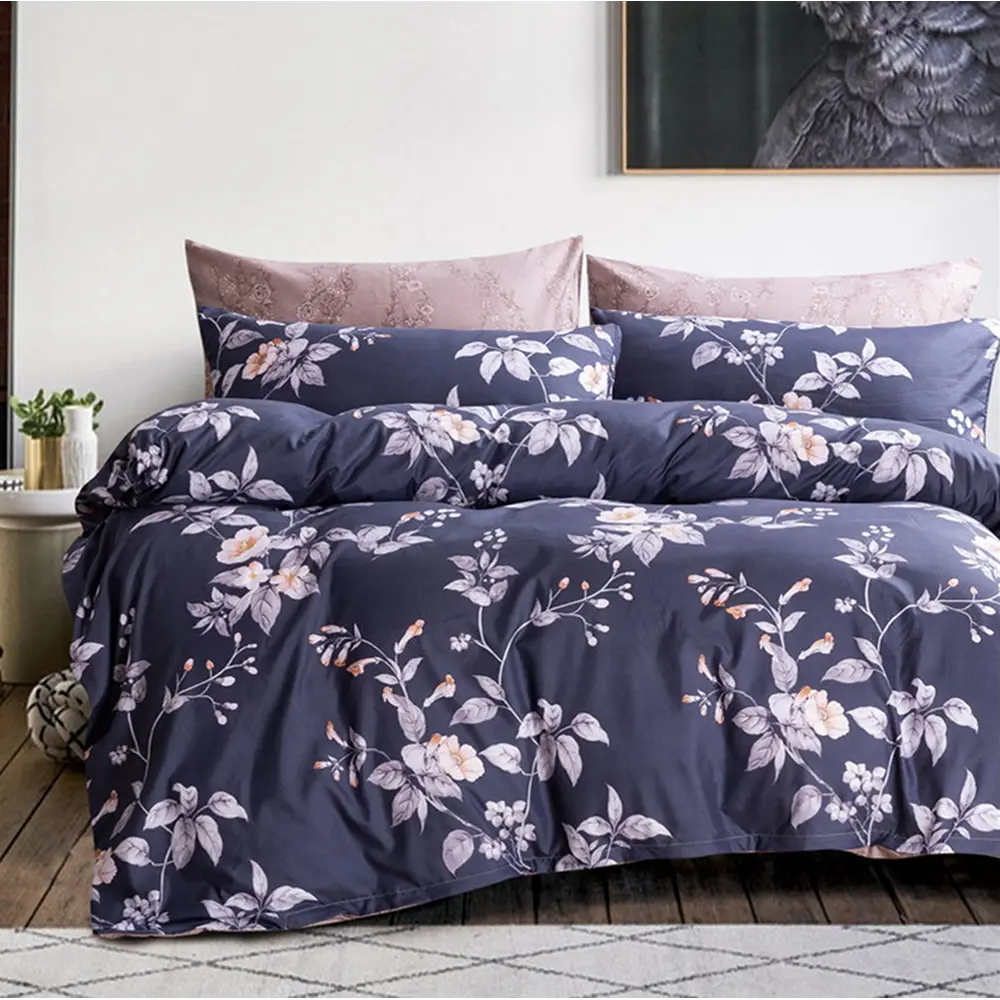 Фото Комплект постельного белья Home mercury 30270 Пурпурный взрыв 2-спальный поплин фиолетовый