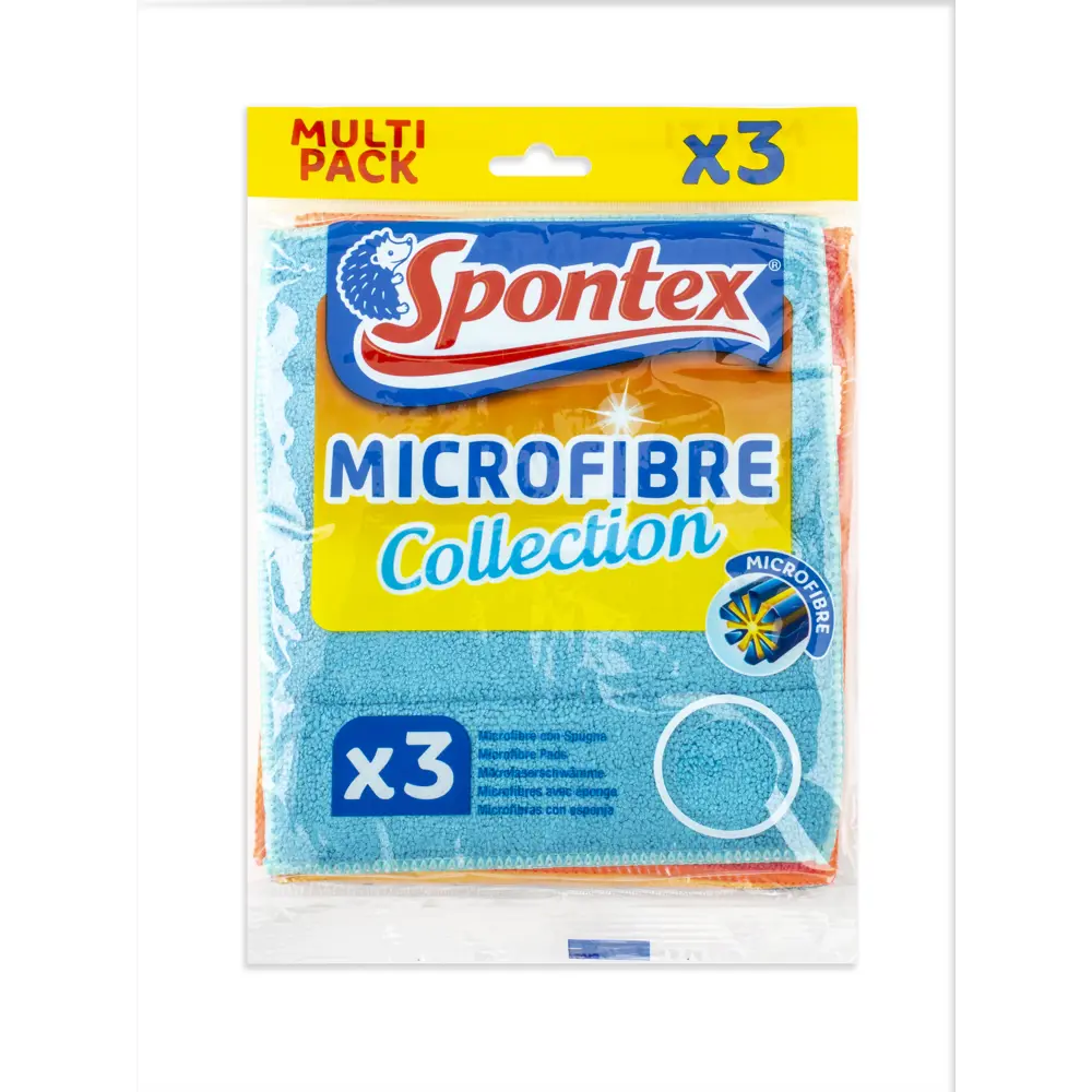 Фото 2 Салфетка впитывающая Spontex Pads микрофибра 20x17.5 см 3 шт Фото 2 Салфетка впитывающая Spontex Pads микрофибра 20x17.5 см 3 шт
