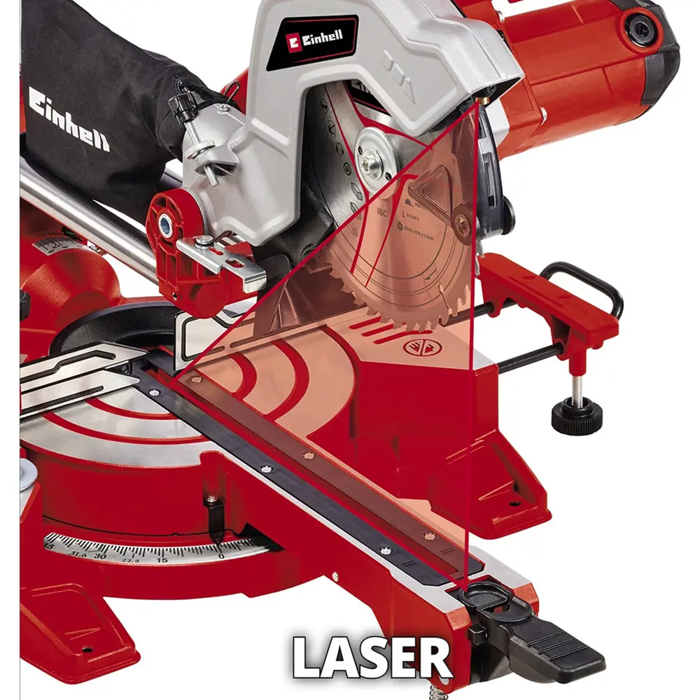 Фото 4 Пила торцовочная сетевая Einhell Dual TC-SM 254, 1900 Вт, 254 мм Фото 4 Пила торцовочная сетевая Einhell Dual TC-SM 254, 1900 Вт, 254 мм