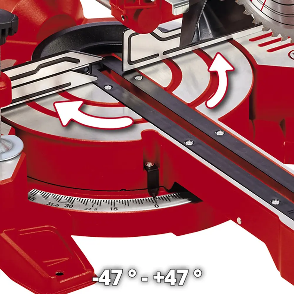 Фото 2 Пила торцовочная сетевая Einhell Dual TC-SM 254, 1900 Вт, 254 мм Фото 2 Пила торцовочная сетевая Einhell Dual TC-SM 254, 1900 Вт, 254 мм