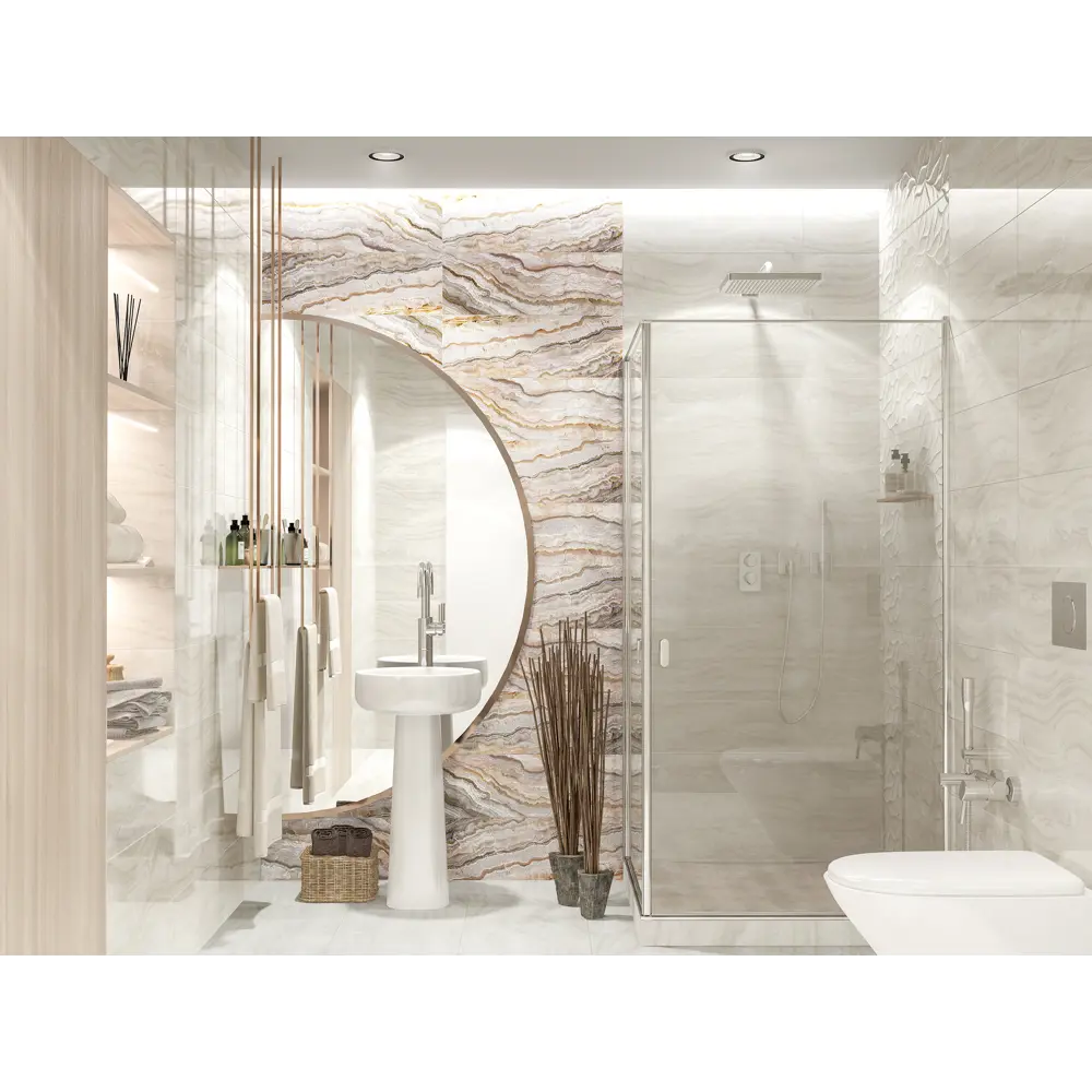 Фото 2 Настенная плитка Eletto ceramica Gala 508361101prm 24.2x70см цвет бежевый, цена за упаковку