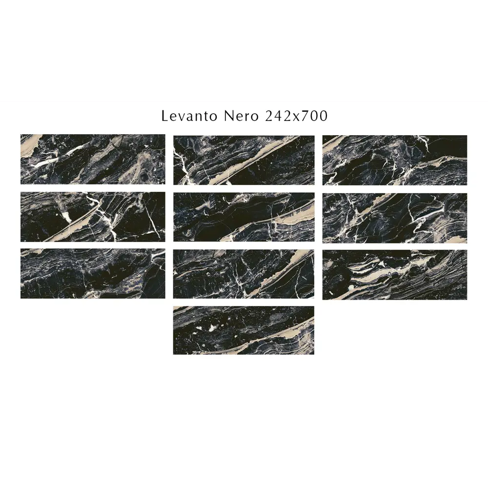 Фото 4 Настенная плитка Eletto ceramica Levante 508401201prm 24.2x70см цвет черный, цена за упаковку Фото 4 Настенная плитка Eletto ceramica Levante 508401201prm 24.2x70см цвет черный, цена за упаковку